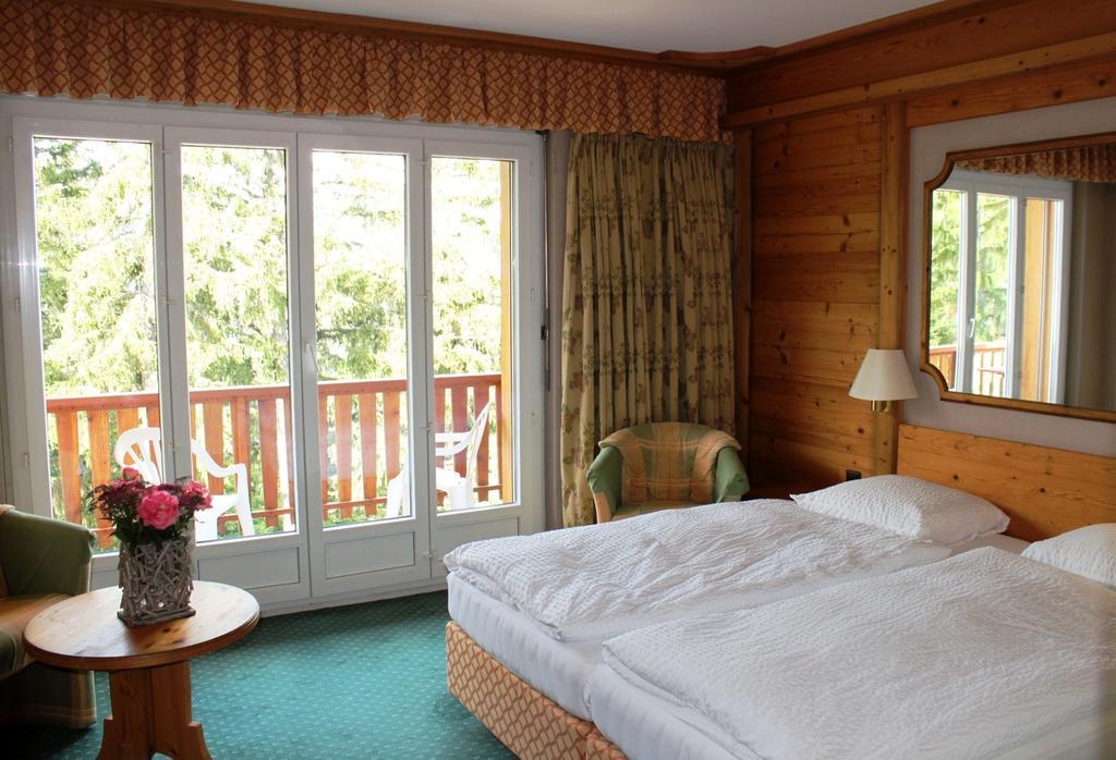 Hotel-Restaurant Le Mont Paisible, Crans-Montana Rum bild